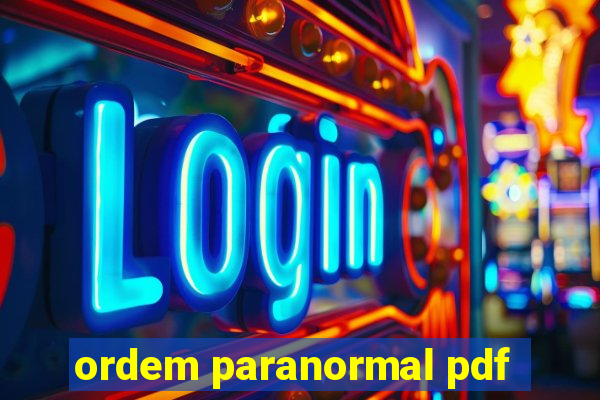 ordem paranormal pdf